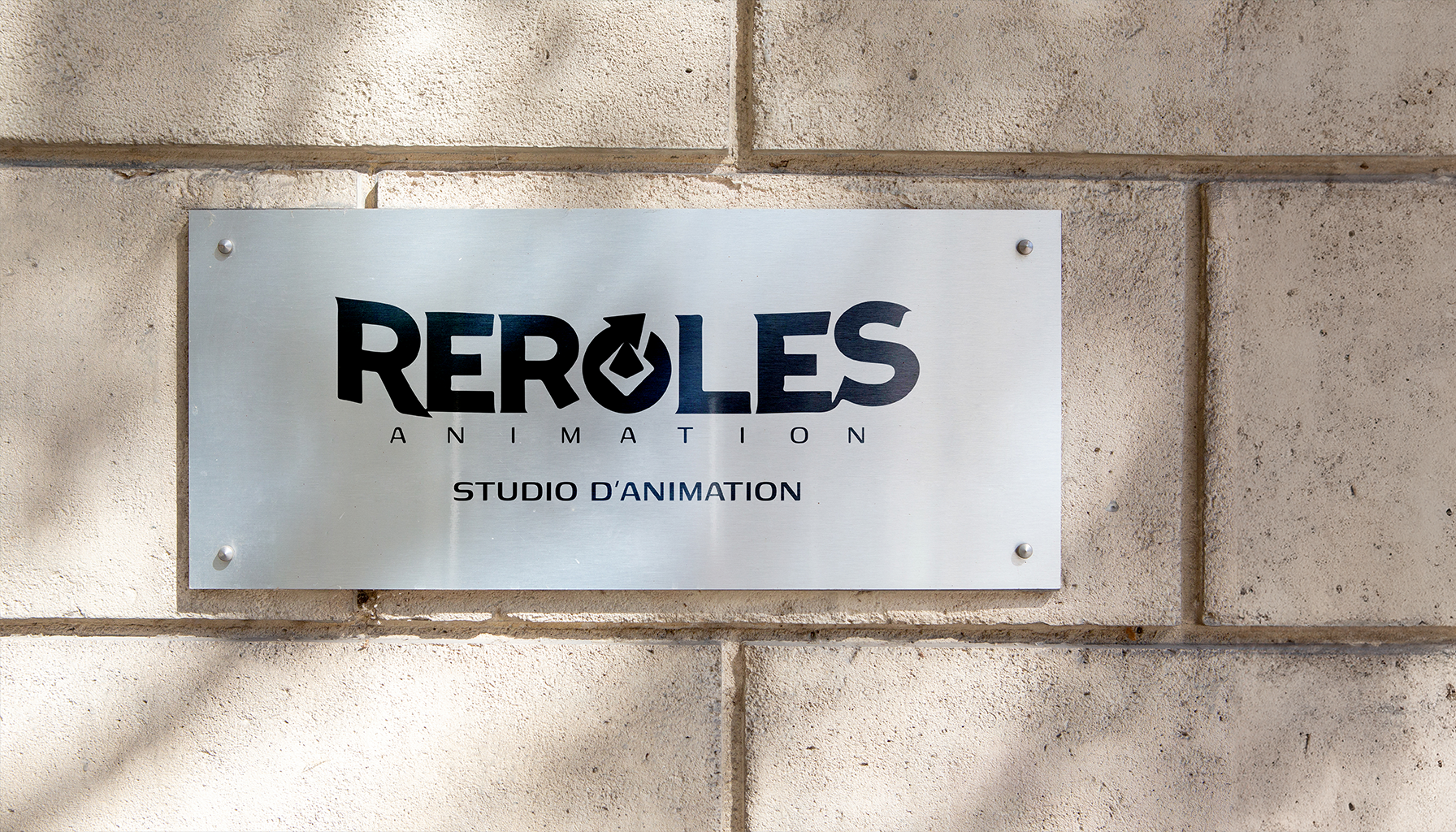 écriteau de Rerôle Animation Studio