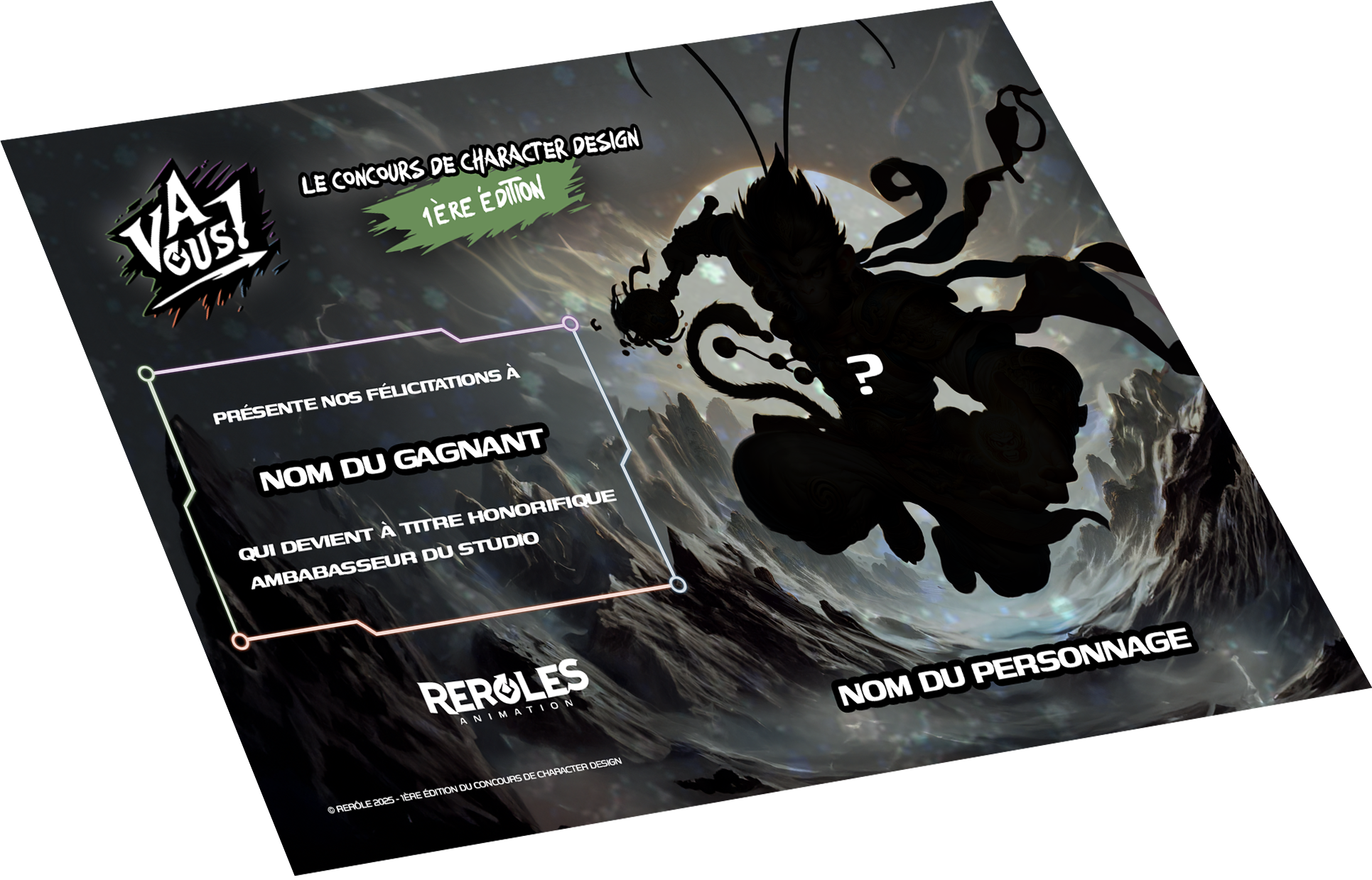 plaque_décorative_rerôles_animation_concours_character_design